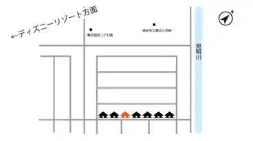 特P ※本間邸※【中型車までカーポート側】舞浜2-32-5駐車場のその他1