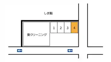 特P 井田町4-86-1駐車場の図面