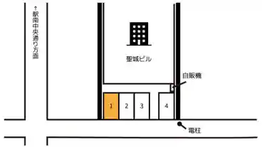 特P 《軽自動車》グレースタワー城南駐車場の図面