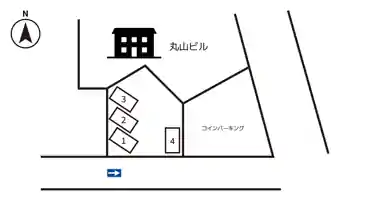 特P 佐古一番町7-5駐車場の図面