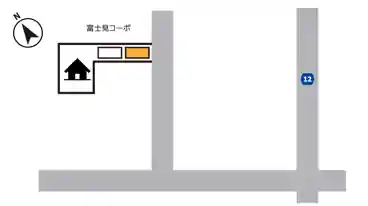 特P 富士見町2-10-105駐車場の図面