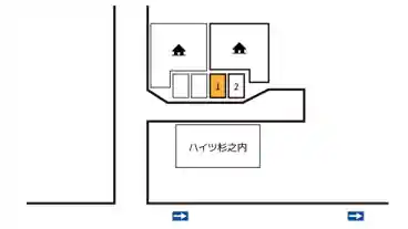 特P 中矢切626-19駐車場の図面