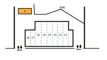 特P 【A】【軽専用】高原2丁目7-6駐車場の図面