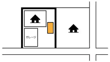 特P 西目町沼田字新道下2-261駐車場の図面