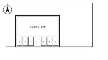 特P 《軽自動車》コンポジット府中駐車場の図面