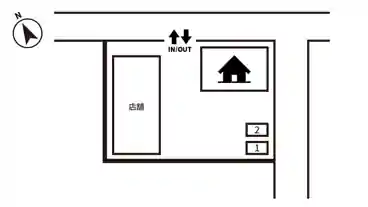 特P 【水曜限定】上吉羽20-6駐車場の図面