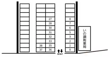 特P 栄町10-1駐車場の図面