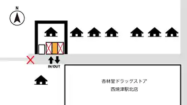 特P 小屋敷367-5駐車場の図面