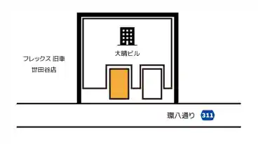 特P 尾山台2-28-12駐車場の図面