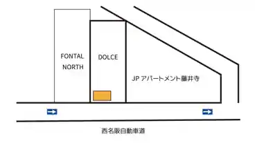 特P 《バイク専用》沢田1-10-12駐車場の図面