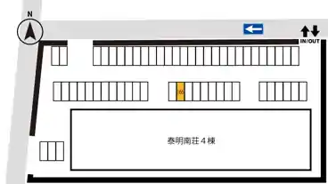 特P 【166番】泰明南荘駐車場の図面