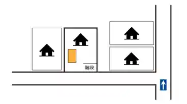 特P 《バイク専用》大洲1-4-10駐車場の図面