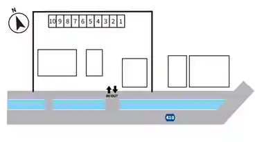 特P 鷲宮5-14-8付近駐車場の図面