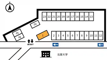 特P 【大型OK】亀屋橋駐車場（1）の図面