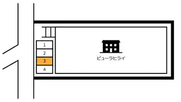 特P ビューラヒライ駐車場の図面