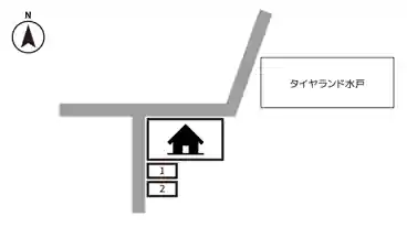 特P 【2番】前田1680-186駐車場の図面