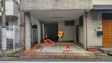 特P 《屋根付きバイク専用》谷中4-4-5駐車場の車室