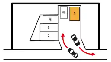 特P 【2日前まで予約OK】手稲本町二条5-2-1駐車場F 地下の図面