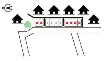 特P 岡村6-6-2駐車場の図面