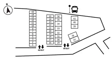 特P 【月極】東百合丘2丁目駐車場の図面