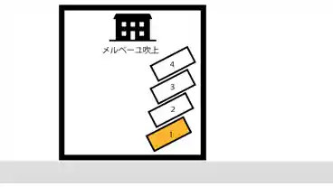 特P 《駐車場番号1》メルベーユ吹上駐車場の図面