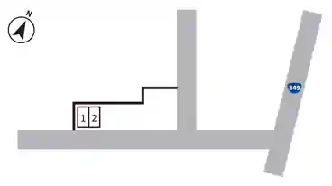 特P 《軽自動車》角田字田町103-3駐車場の図面