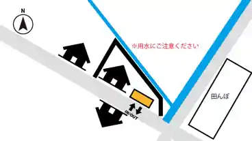 特P 《軽自動車》富岡株池152-4駐車場の図面