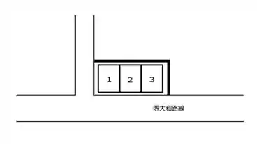 特P 《軽自動車》田出井町5-53付近駐車場の図面