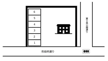 特P 緑ケ丘5-10-54駐車場の図面