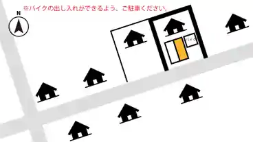 特P 【コンパクトカーまで】東郷町和合ケ丘2-14-3駐車場の図面