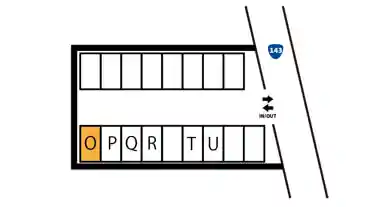 特P 【O区画】桐3-1-19付近駐車場の図面