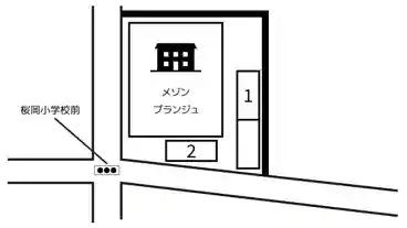 特P 大久保1-5-33駐車場の図面