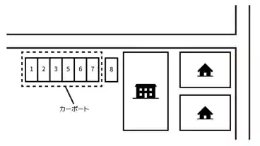 特P 下恵土5324-3駐車場の図面