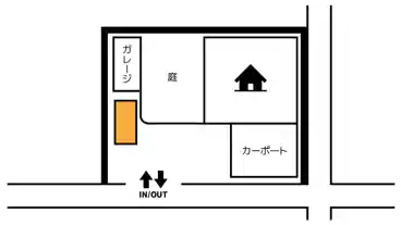 特P 寺田6-22-3駐車場の図面