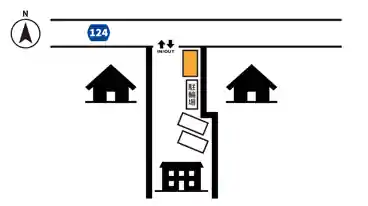 特P 【中型車まで】パークハイム三栖駐車場の図面