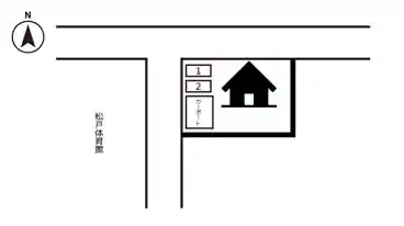 特P 松戸町2-7-1駐車場の図面