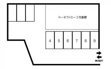 特P 伴東4-24-20駐車場の図面