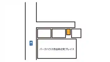 特P 市谷仲之町3-11駐車場の図面