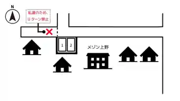 特P 《軽自動車》上池袋2-30-11付近駐車場の図面