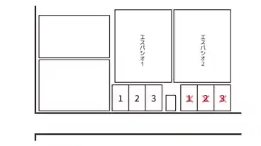 特P エスパシオⅠ駐車場の図面