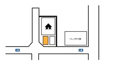 特P 南甲子園1丁目5-20駐車場の図面