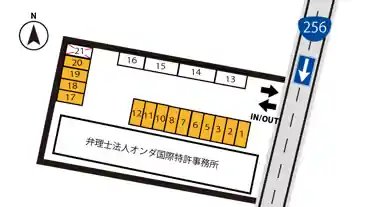 特P 大宮町2-11駐車場の図面