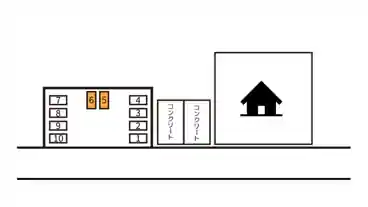 特P 【軽自動車専用】与那城屋慶名473-3駐車場の図面