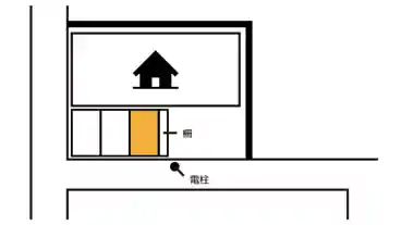 特P 【臨時】《軽自動車》安朱中溝町30-3駐車場の図面