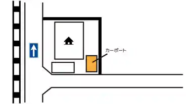 特P 《軽自動車》鷺沼3-11-90駐車場の図面