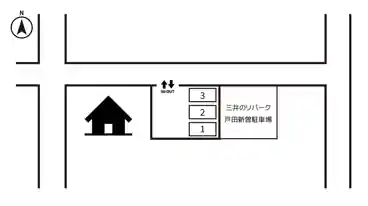 特P 新曽688駐車場の車室