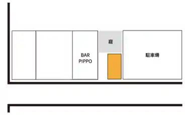 特P 【軽・コンパクト_庭前】本田4-9-8 駐車場の図面