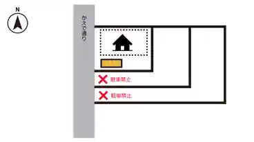 特P 南町1丁目6-8駐車場の図面