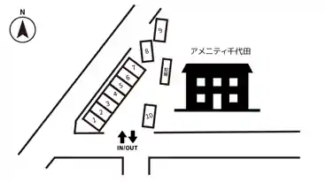 特P アメニティ千代田駐車場の図面