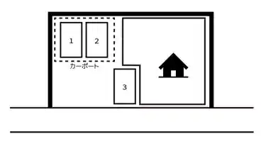 特P 神谷内町ハ36番地4駐車場の図面